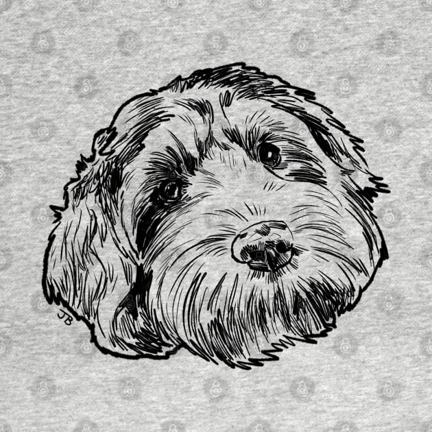 Labradoodle Sketch by Sketchy